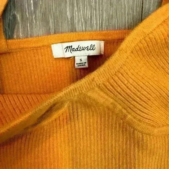 Madewell Corset-Detail Crop Sweater Tank Size Small Sold out online Boho Top - Picture 4 of 9